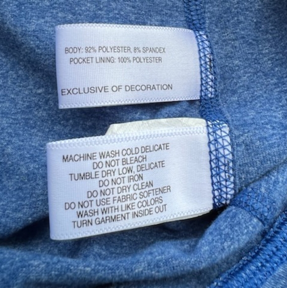 CUTTER & BUCK CB DRYTEC TOP SPIN BLUE FULL ZIP JACKET NWT SIZE LARGE - Picture 7 of 16